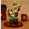 Noel süslemeleri led ışık ahşap alt masaüstü mini Noel ağacı 3 tarzı deniz t2i52439