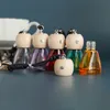 Auto parfum flessen luchtverfrisser lege etherische olie navulbare dangle hanger fles 8 ml groothandel deodorant container
