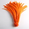 Plumes de queue de coq colorées 35-40cm, 100 pièces/lot, accessoires de carnaval, décoration de fête de mariage, longue Plume, centres de Table DIY