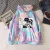 2021 Harajuku Toilet-Bound Hanako-kun Felpe Divertente Manga Stampa Felpa Tie-dye Costume Moda Harajuku Streetwear Unisex Y0803