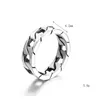 Trouwringen Mode Roestvrij Staal Platte Ketting Ring Koppels Mannen En Vrouwen Trendy Eenvoudige Punk Sieraden Gift S05127712231