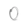 2022 Bague de mode 925 Argent empilable Fleur infinie Princesse Forme de coeur Convient pour Pandora Dames Couple Bijoux de luxe Cadeau de la Saint-Valentin