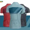 Rennsets Herren-Radtrikot-Set, leichte Passform, atmungsaktives Design, Sommer-Kurzarm-Radanzug, Teamkleidung, Uniform