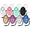 SOS Emergency Alarms 120dB Keychain Larmsystem Personlig med LED-lampor Skydda varningssäkerhetssäkerhetssystem