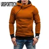 Casual Solid Mens Hoodies Diagonal Zipper Långärmad Hoodie Sweatshirt Män Pullover Hoody Man Hooded Sweat Homme Streetwear 210528