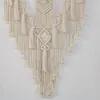 TABESTRIES AT69 -Wall Hängande Macrame Tapestry Handvävda Boho Hantverk Dekoration Chic Room Bedroom Geometric