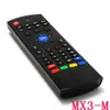 MX3 Bakgrundsbelysning trådlöst tangentbord IR -lärande 24G fjärrkontroll Fly Air Mouse LED Backbelyst handhållare för Android TV -låda med VoiceA52179896