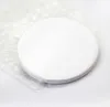 Sublimering Keramikunderlägg Rundmattor för tumblers 9cm Blank vita sublimerade underlägg DIY Termisk överföringskålmatta SN2896