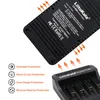 Liitokala LII-500 Smart Battery Charger 4 فتحات شاشة LCD لعام 18650 26650 16340 18350 3.7V 1.2V NI-MH NI-CD LI-ION القابلة لإعادة الشحن سعة البطارية