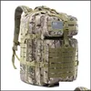 スポーツアウトドア屋外バッグ900D迷彩の軍事戦術的な戦術的な袋のメンズバックパックモル軍のバグアウト防水カム狩猟トレッキングのハイキング