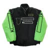 F1 racepak College stijl retro stijl herfst winterjas jas nieuwe stijl Formule 1 auto logo jas met dezelfde stijl242E