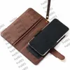 أعلى أزياء L Wallet Phone Cases For iPhone 15 Pro Max 14 Plus 13 12 Mini 11 XS XR X 8 7 Flip Leather Cover Cover Samsung All Model Note 10 20 Plus S22 S23 Ultra B04