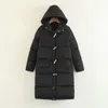 Kvinnors Trench Coats Women Winter Jacket Ladies Coat Hooded Warm Plus Storlek Höst 9WT018