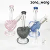 Bongs en verre Bong dab rig narguilé grand bécher coloré pipe à eau base de tabagisme enivrant avec nectar de silicone de receveur de glace