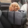 Coprisedili per auto per cani Console di controllo Nido per animali domestici Bracciolo portatile Lettino da viaggio per gatti in cotone PP altamente elastico