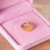 ガールステンレス鋼のゴールドの指のリングの婚約リング卸売アクセサリーx0715