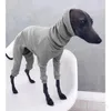 犬のアパレルホイペットイタリアングレイハウンド服ミディアム大きな大きな犬のための軽量ジャンプスーツ