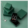 Fashion Love Malachite Green Retail Gift Boxes Box pour bracelet bracelet pendentif boîtes bague et collier boîte de haute qualité emballage bijoux