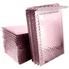 20st 5Size Paper Lopes Bubble Bags Rose Gold vadderat vattentätt Mailer Mail Packaging Bag Y200709