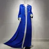 Etnik Giyim 2021 Ramazan Mübarek Abayas Kadınlar için Dubai Müslüman Kapüşonlu Elbise Jalabiya Kaftan Fas Türk Akşam Elbise İslam