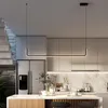 サスペンションシャンデリアモダン用キッチンダイニングルームテーブル北欧のミニマリスト天井ペンダントランプオフィス照明器具