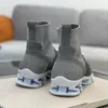 Tırmanma Çorap Ayakkabı Erkek Platformu Sneakers Renk Gri Mektubu Çorap Patik Rahat Ayakkabılar Stilist Flats Ayakkabı