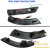 Black Dynamic Sign Sign Light LED Lateral Retrovisor Espelho Indicador Seqüencial Blinker Lâmpada para Ford Focus 2 3 MK2 MK3 Mondeo MK4