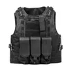 Airsoft Tactical Vest Molle Combat Assault Skyddskläder Platsbärare Tactical Vest 7 Färger CS Outdoor Clothing Hunting Vest 205 x2