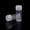 2021クリア小さい5ml 5gのプラスチック製サンプルボトルの詰め替え可能な化粧品容器jarメーキャップ貯蔵バイアルポットチューブ