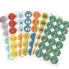 Roll Food Jars latas adesivo de especiarias personalizadas à prova de óleo de vinil Plastic Platpling Packaging Rótulos de etiquetas por atacado