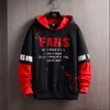 Erkek Uzun Kollu Moda Hoodie Gömme Kazak erkek Rahat Kapüşonlu Spor Erkekler Bahar Rahat Hoodie 210927