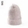 Toyouth Soft Knitted Women Hats Winter Womens Warm Hat Ladies Casual Autumn Female Caps Patchwork Bonnet Femme 211229