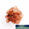 Racimo de piedra en bruto de cristal de cuarzo, aragonita naranja Natural, espécimen de nefelina, piedras y minerales curativos