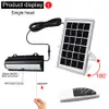 Solar Wall Lights Pull Cord Single Double Head Motion Sensor Wall Light Indoor Outdoor 4 Lighting Modes Remote Control