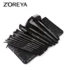 ZOREYA Make-up-Pinsel-Set, zarte Make-up-Pinsel mit Tasche, Puder, Foundation, Kontur und Augenmodell