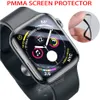 Apple Watch Iwatch S8 Ultra 49mm S7 S6 S5 S4 41 45 40 44 38 42 Tam Kapak Yumuşak TPU Ekran Film Perakende Paketinde