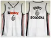 Faculdade Basquete Moive Jersey 6 Kristaps Porzingis 50 Shaq Neon Boudeaux 13 Giannis Antetokounmpo Dirk Nowitzki 14 Troy Bolton 7 Toni Kukoc Preto Vermelho Branco Azul