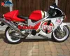 Eftermarknadsfeoking för Suzuki TL1000R TL 1000 98 99 00 01 02 03 Fairings TL-1000R 1998-2003 Röda vita kroppsuppsättningar (formsprutning)