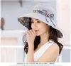 여성 태양 모자 여름 모자 접는 자외선 차단제 안티 UV 큰 여름 자전거 타기 해변 모자 패션 DE133