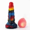 Juguetes anales NXY, nuevo pene de Color para adultos, divertido enchufe femenino, vestíbulo, productos sexuales de silicona, dispositivo de masturbación 0314