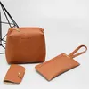 4 pcs mulheres senhora moda bolsa bolsa de ombro bolsa bolsa messenger satchel set 211102