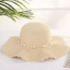 Beanie/Skull Caps Summer Big Brim Edge Sun Hat Beach Sand Straw Women's Oliv22