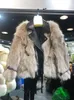 Frauen Pelz frauen Faux 2022 Luxus Echt Mantel Winter Jacke Frauen Natürliche Echte Leder Oberbekleidung Streetwear Dicke Warme