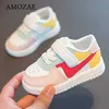 Baby Girls Buty Chłopcy Sport Dla Dzieci Słodkie Mieszkania Skórzane Sneakers Dzieci Moda Casual Niemowlę Maluch Soft 210914