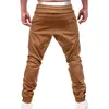 Mężczyźni Casual Joggers Spodnie Solidne Cienkie Cargo Spodnie dresowe Mężczyzna Multi-Pocket Spodnie Męskie Spodnie sportowe Hip Hop Harem Ołówek Spodnie 211201