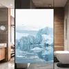 Window Stickers Film Privacy Ice Floe Frosted No Glue Glass Sticker Sun Protection Heat Control Coverings For Homedecor