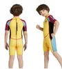 Costume da bagno per bambini da 2,5 mm per tenere al caldo Costume da bagno per ragazzi in neoprene per bambini Muta da sub intera muta corta per lo snorkeling e il nuoto