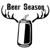 15 2cm 14 1cm temporada de cerveja engraçado decalques de vinil caça bebida veados caçador adesivos de carro estilo decoração preto tira C8-09922720