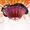 New DIY Led Flame Lamp 32 by 20 Inches Energy Saving Modern Home Art Decoration Hand Blown Murano Glass Chandelier Lamp