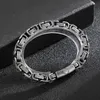 Bracelet de chaîne roi byzantine en acier inoxydable de 8mm de 8mm de 8mm de 8 mm pour les cadeaux de Goy Mens